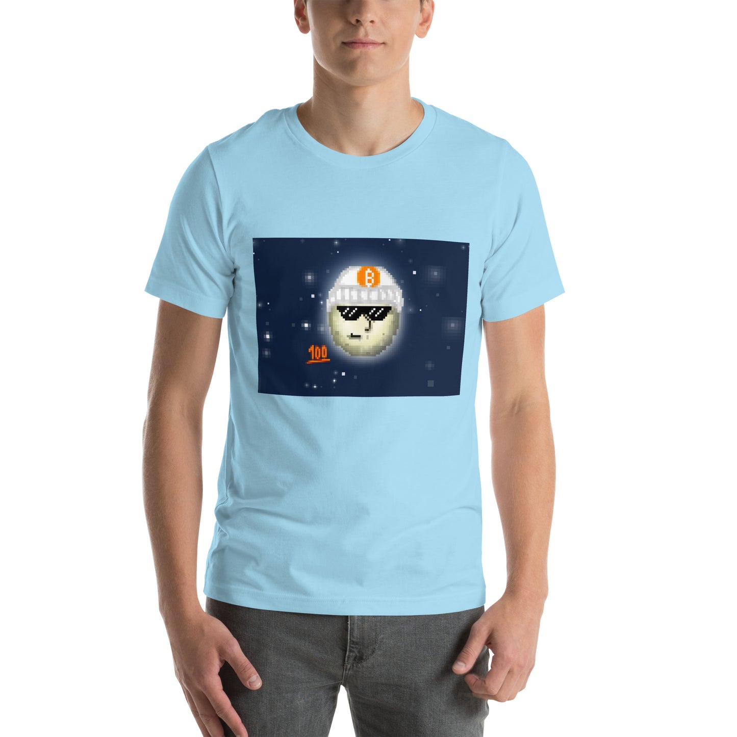 Moon Bitcoin 100 T Shirt