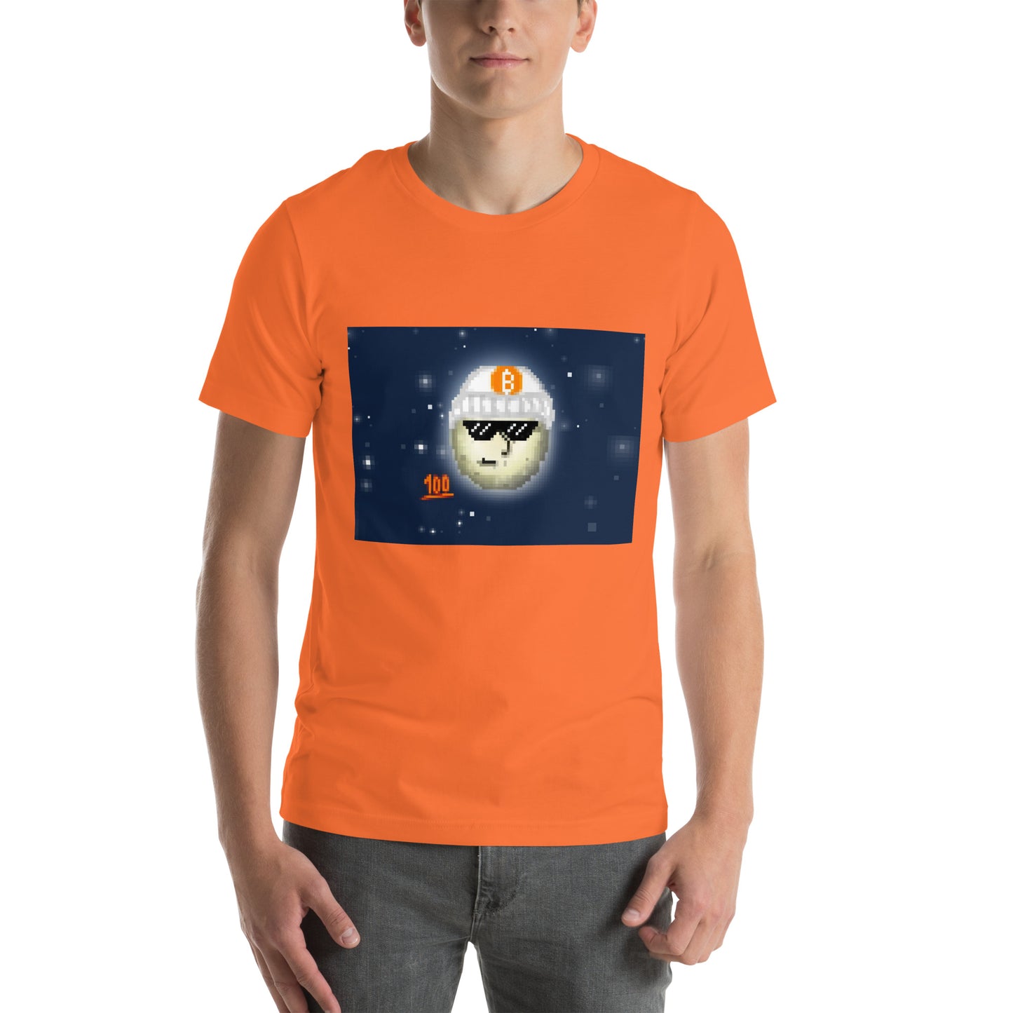 Moon Bitcoin 100 T Shirt