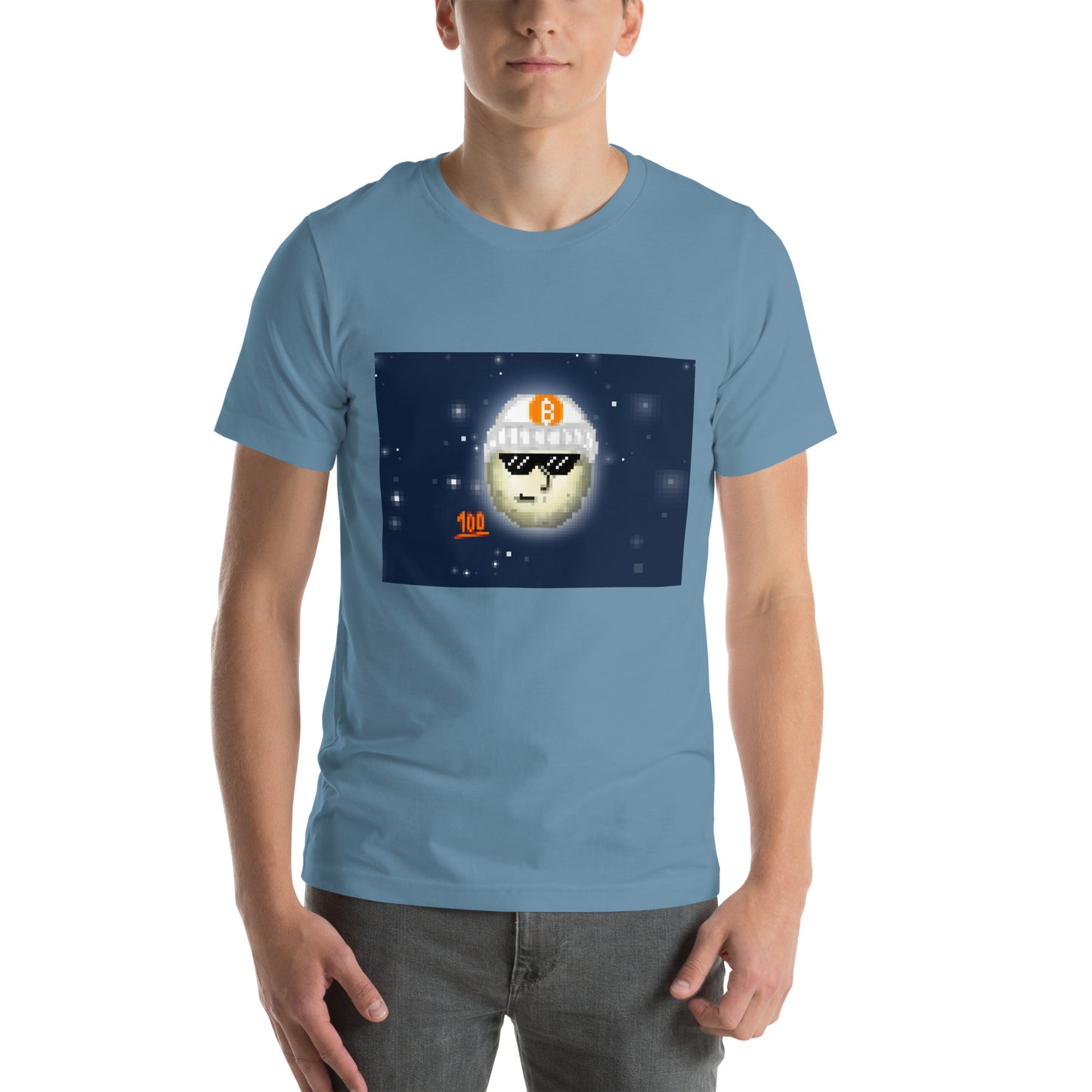 Moon Bitcoin 100 T Shirt